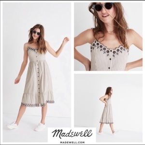 NWT Madewell striped summer dress